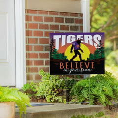 Clemson University Yard Sign, Bigfoot