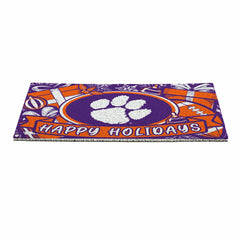 Clemson University Holiday PVC Mat, 28"x16"