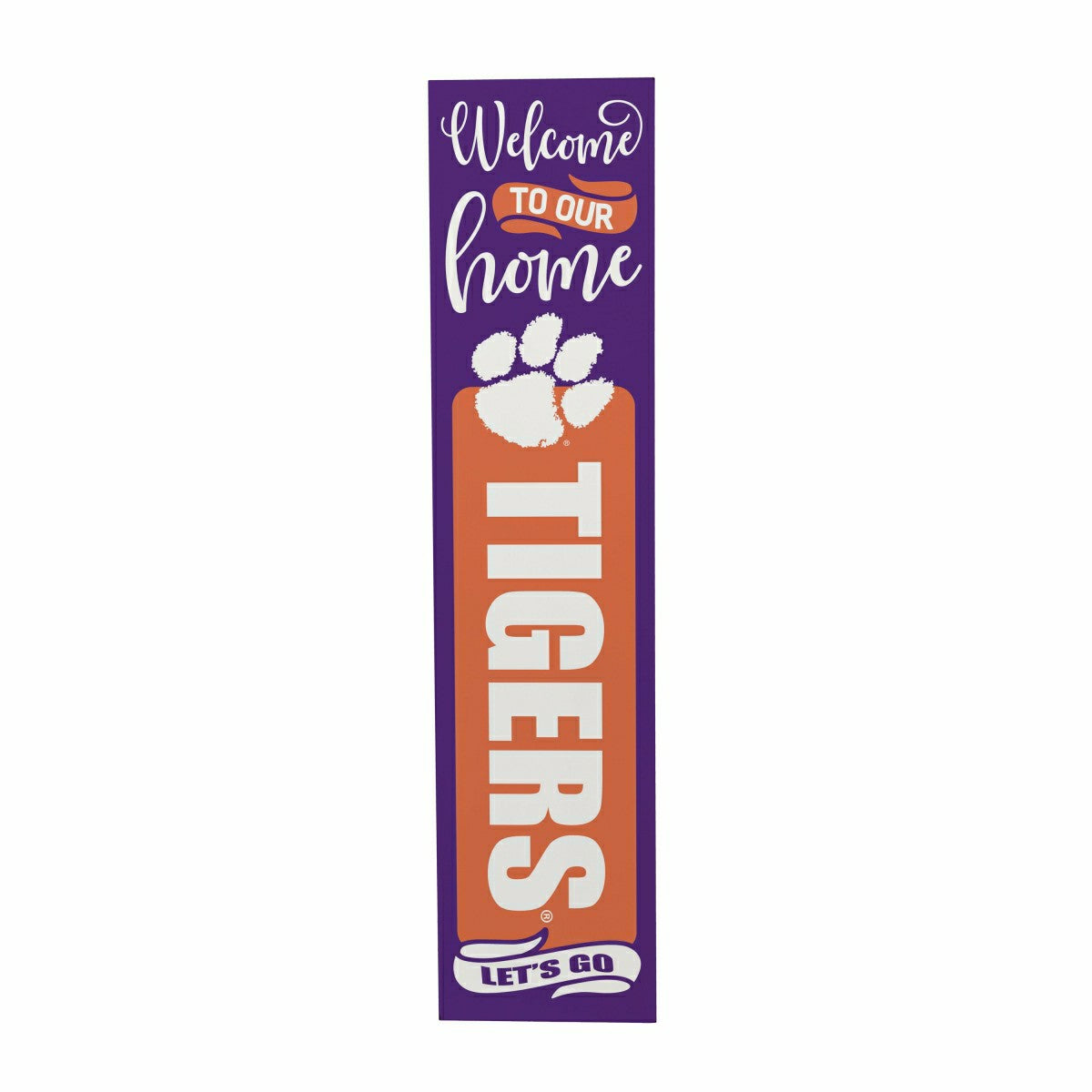 47" Double Sided Leaner, Clemson University, Halloween