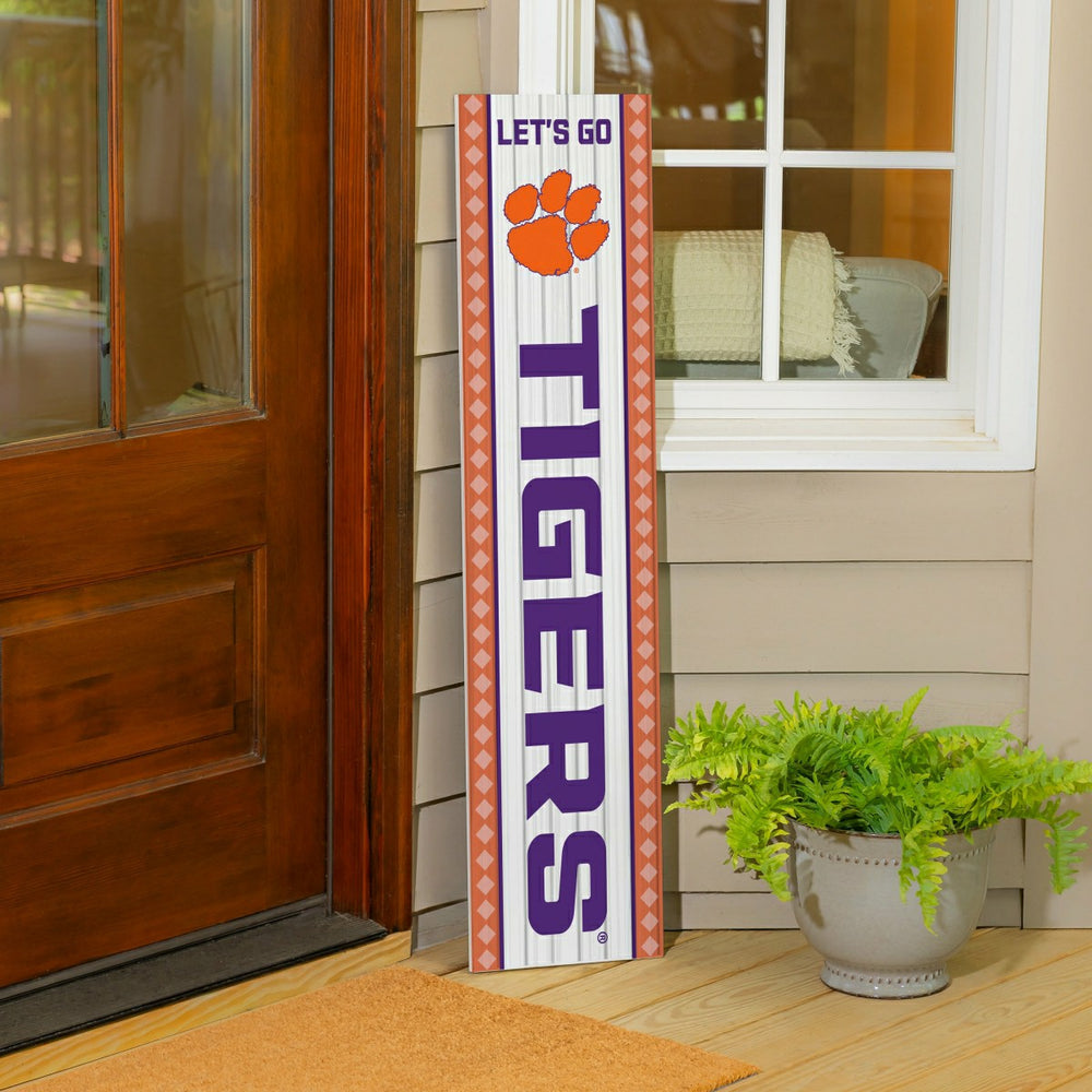 47" Double Sided Leaner, Clemson University, Christmas