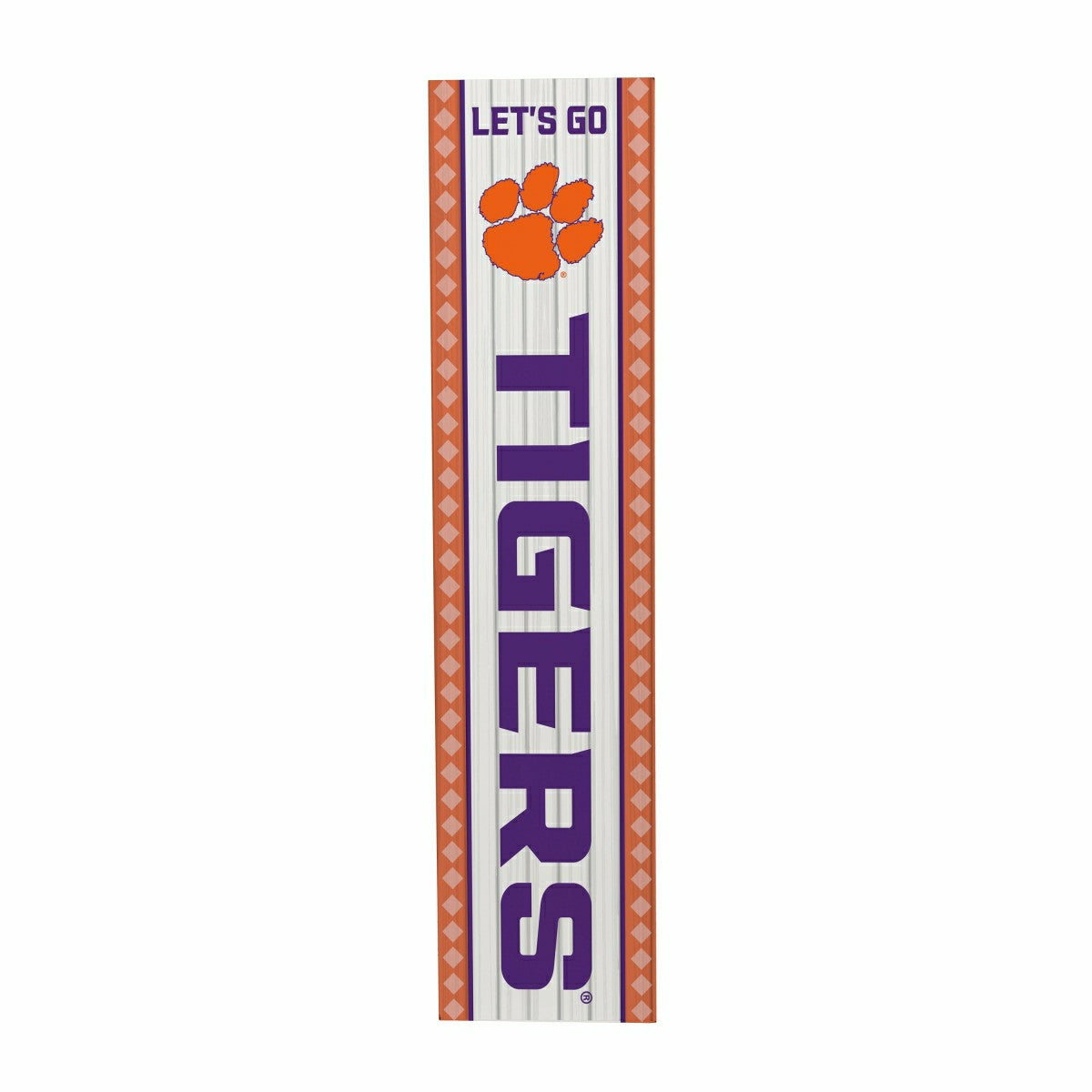 47" Double Sided Leaner, Clemson University, Christmas