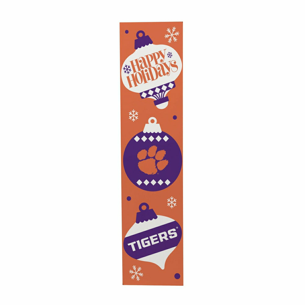 47" Double Sided Leaner, Clemson University, Christmas