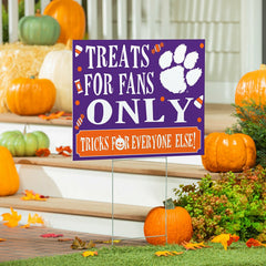 Clemson University Yard Sign, Halloween Treats for Fans