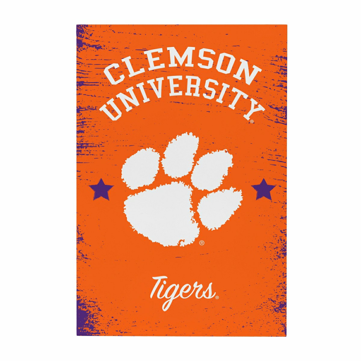 Clemson University Wood Wall Sign, 16x24