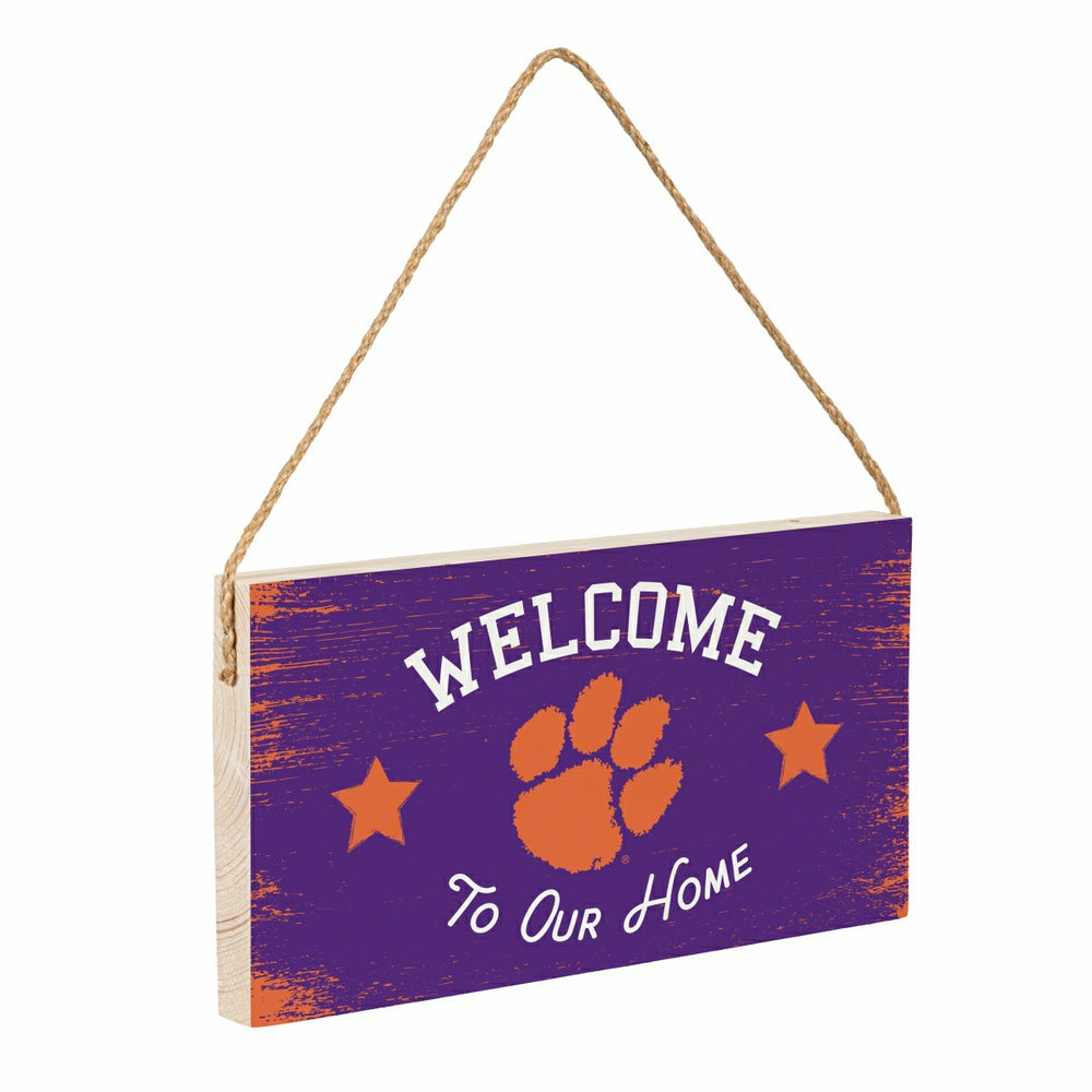 Clemson University Wood Wall Sign, 6x11