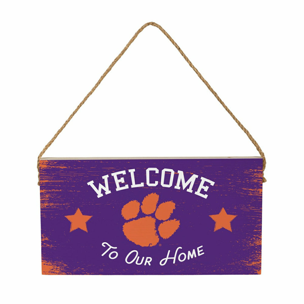 Clemson University Wood Wall Sign, 6x11