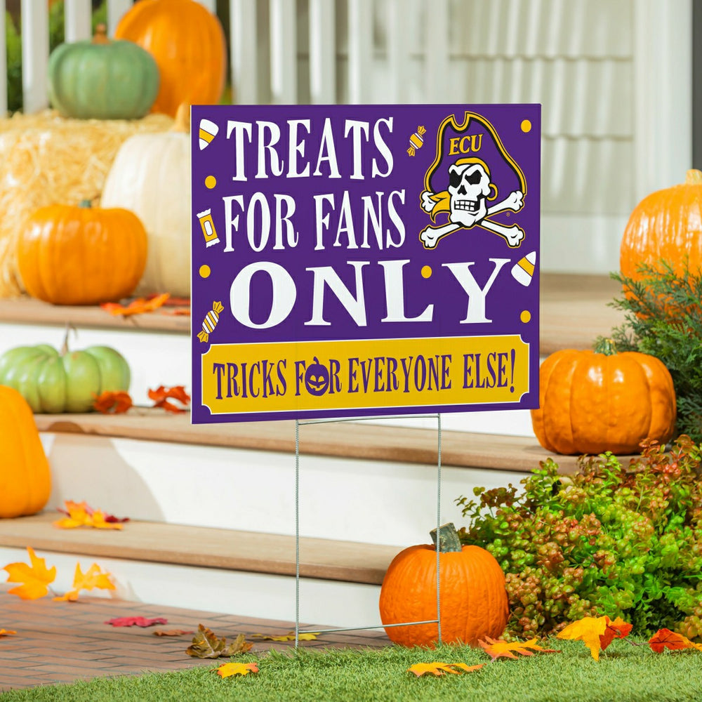 East Carolina University Yard Sign, Halloween Treats for Fans