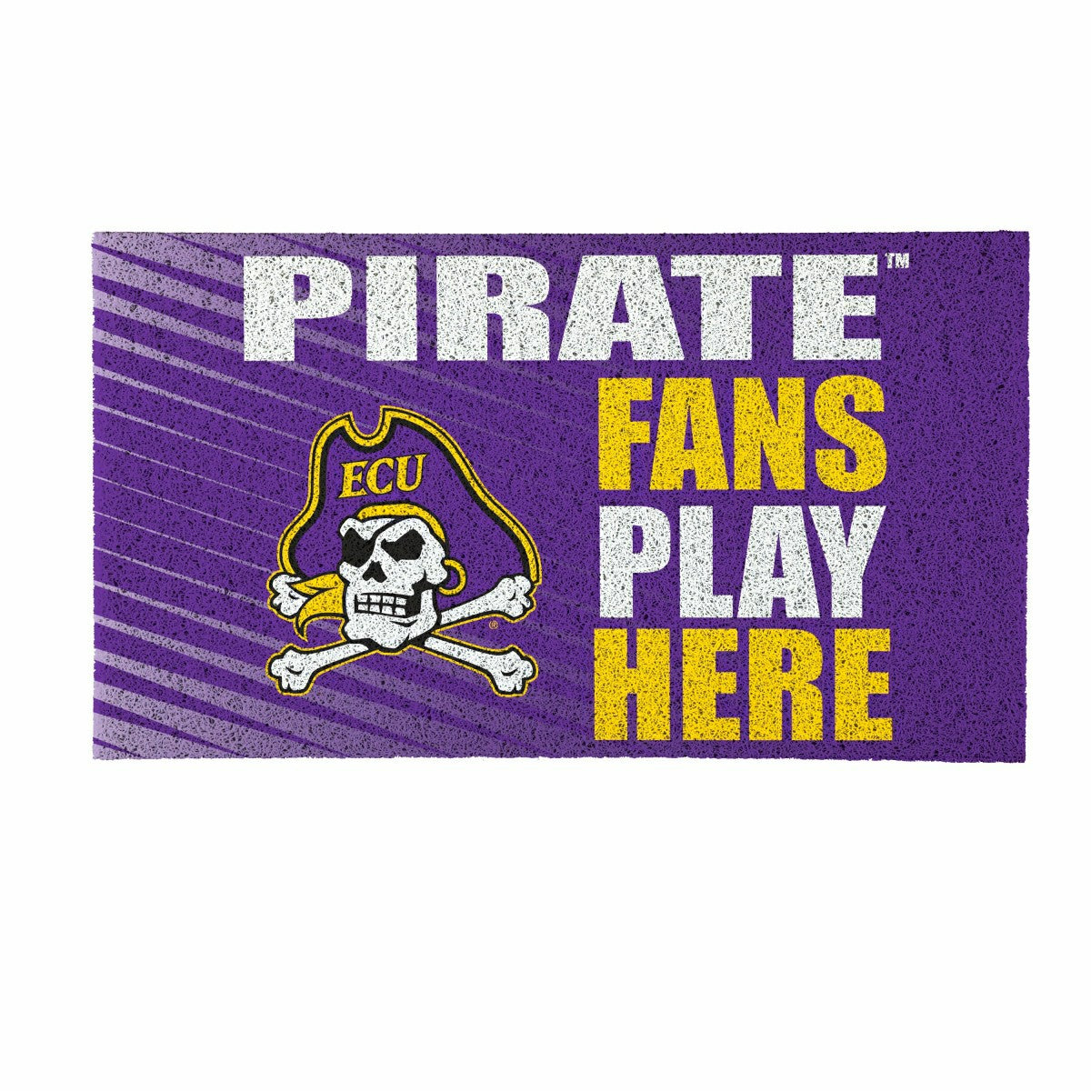 East Carolina University Fan Mat, 28"x16"