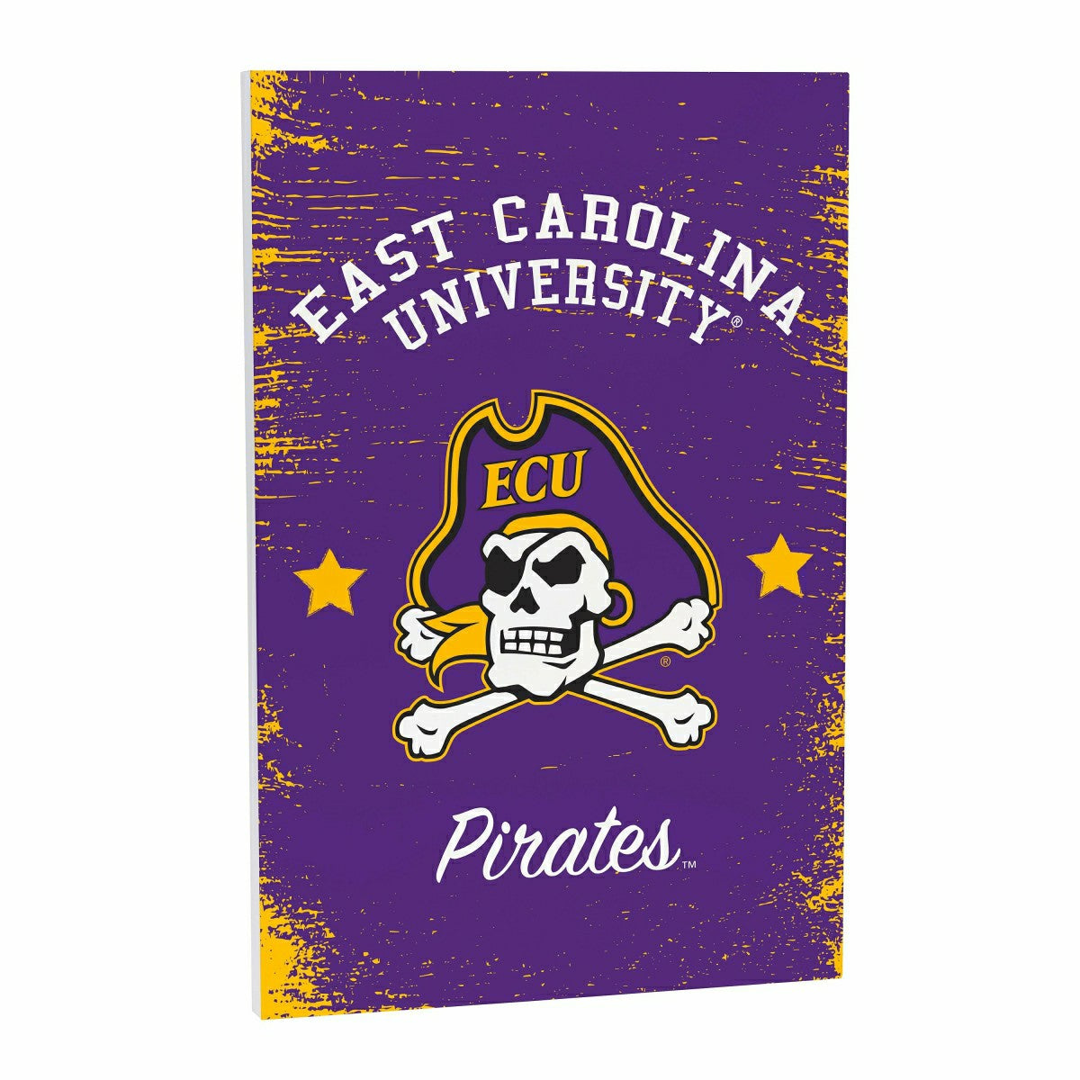 East Carolina University Wood Wall Sign, 16x24