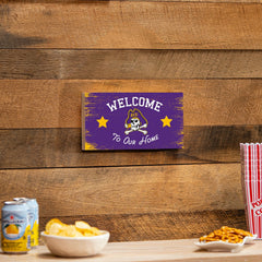 East Carolina University Wood Wall Sign, 6x11