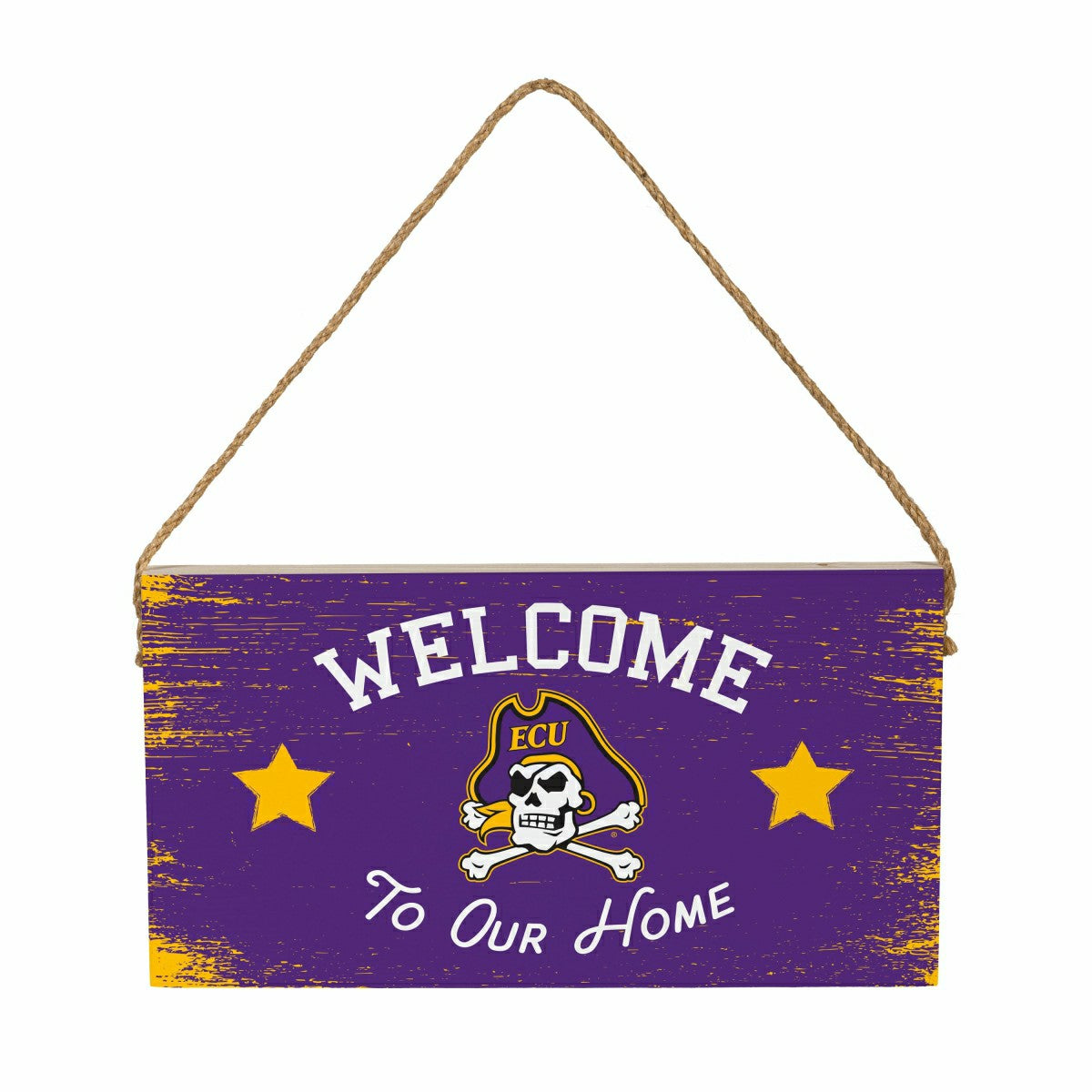 East Carolina University Wood Wall Sign, 6x11