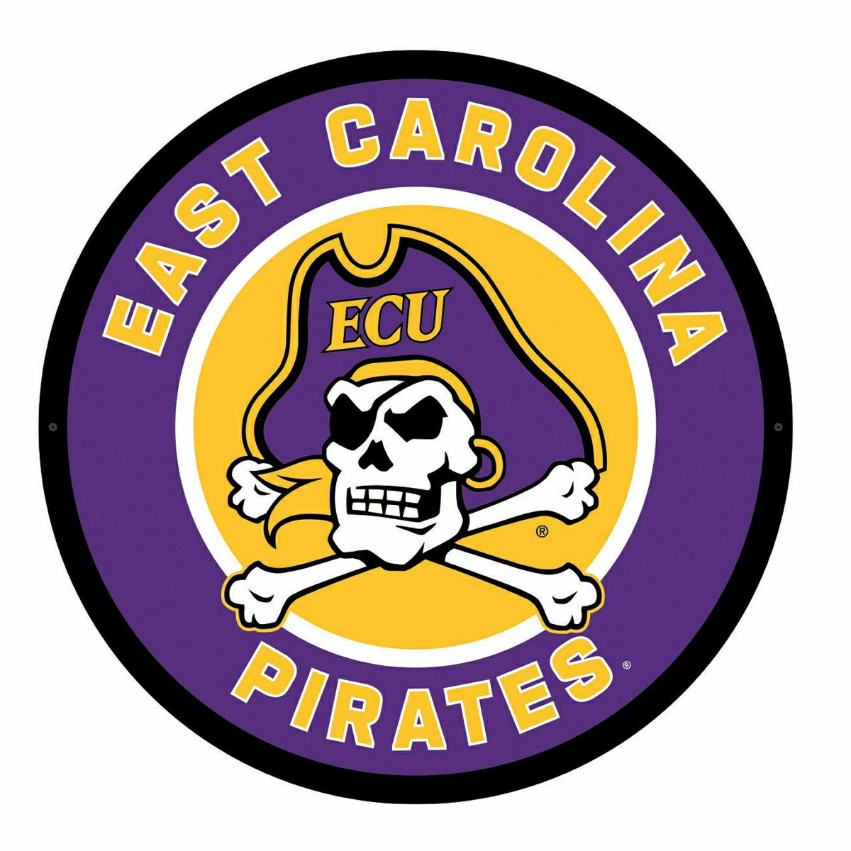 LED Wall Decor, Round, East Carolina University