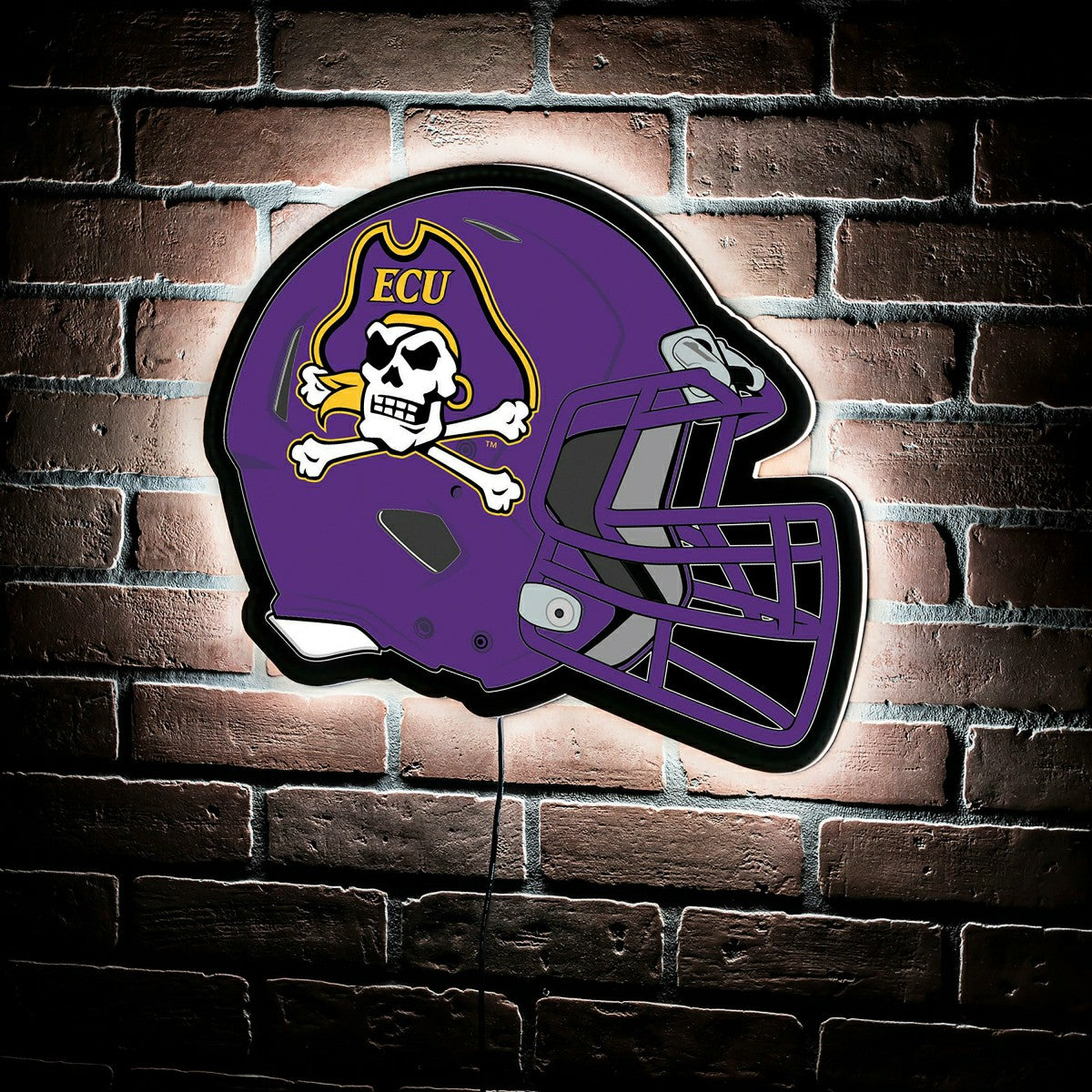 LED Wall Decor, Helmet, East Carolina University