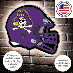 LED Wall Decor, Helmet, East Carolina University