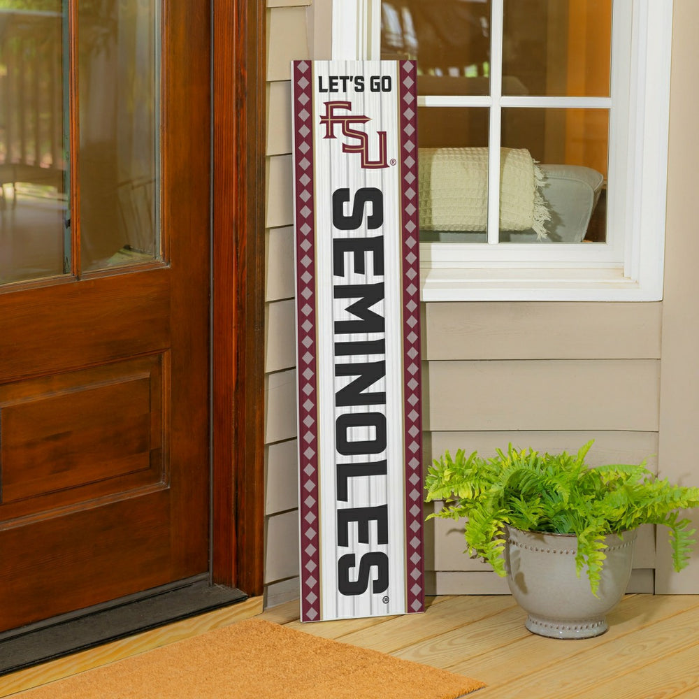 47" Double Sided Leaner, Florida State University, Christmas