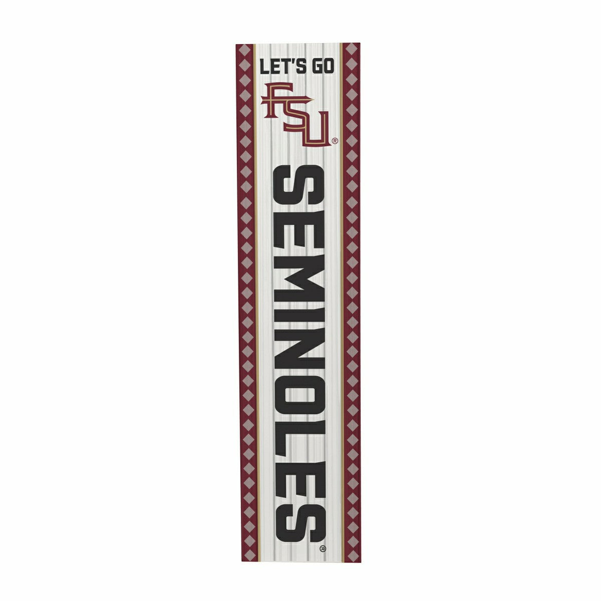 47" Double Sided Leaner, Florida State University, Christmas