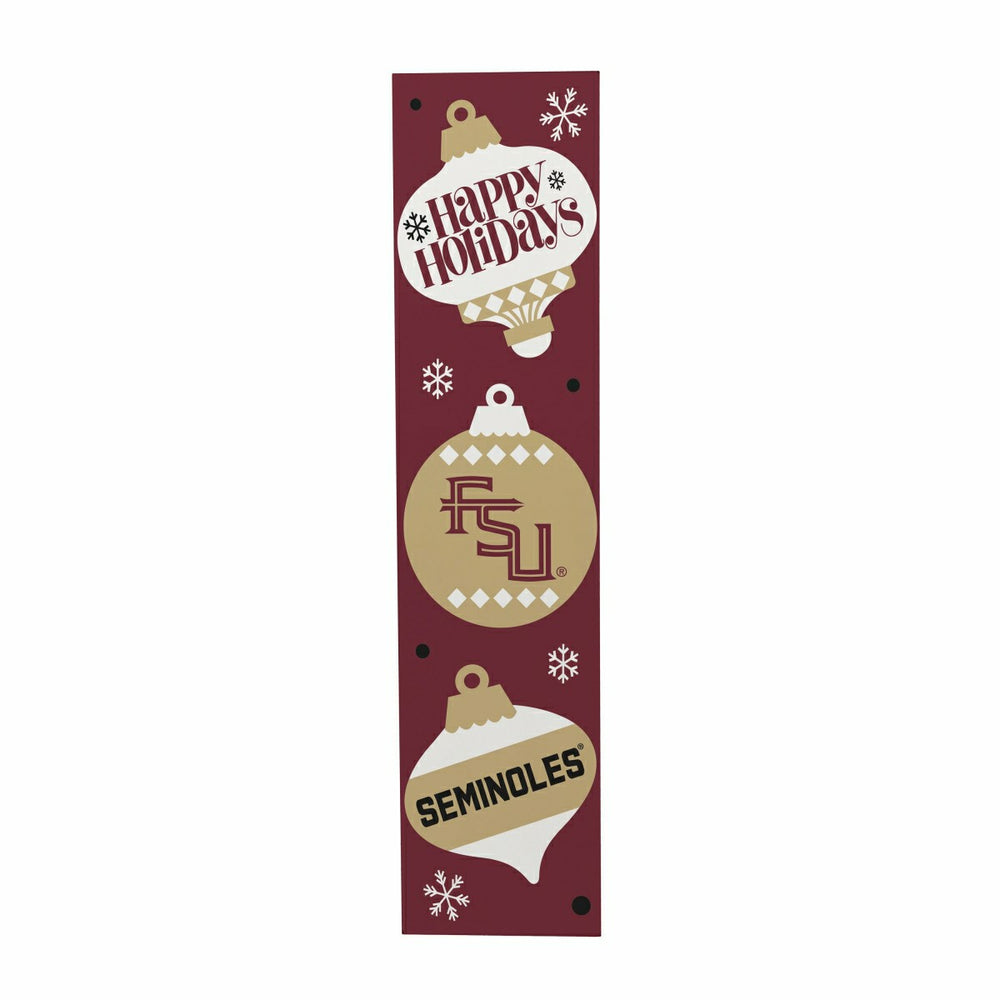 47" Double Sided Leaner, Florida State University, Christmas