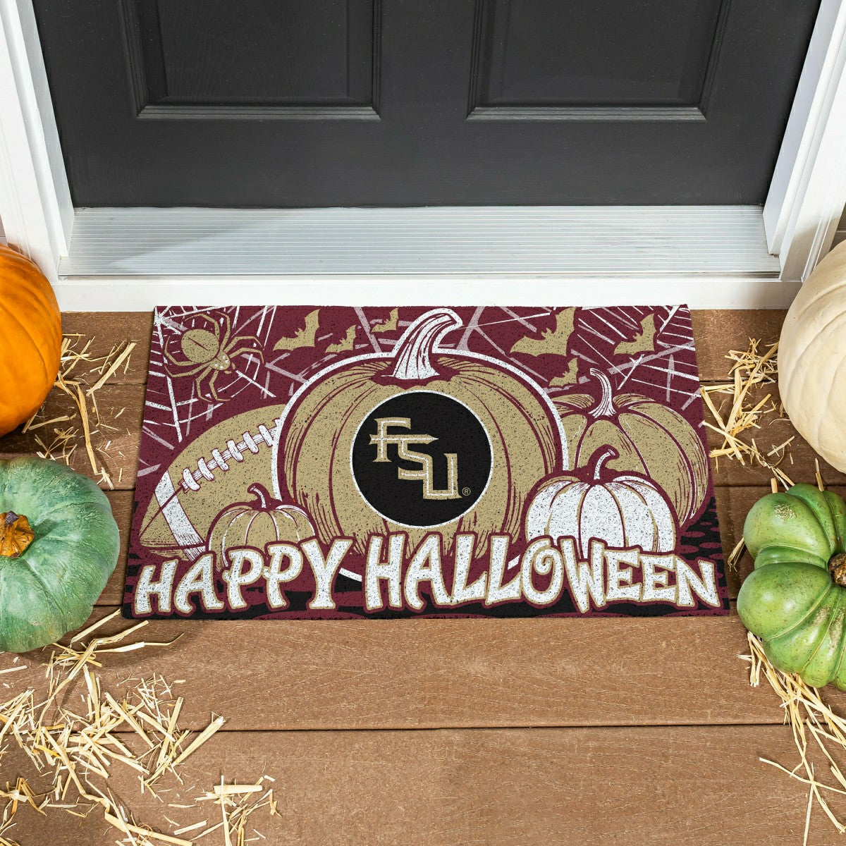 Florida State University Halloween PVC Mat, 28"x16"