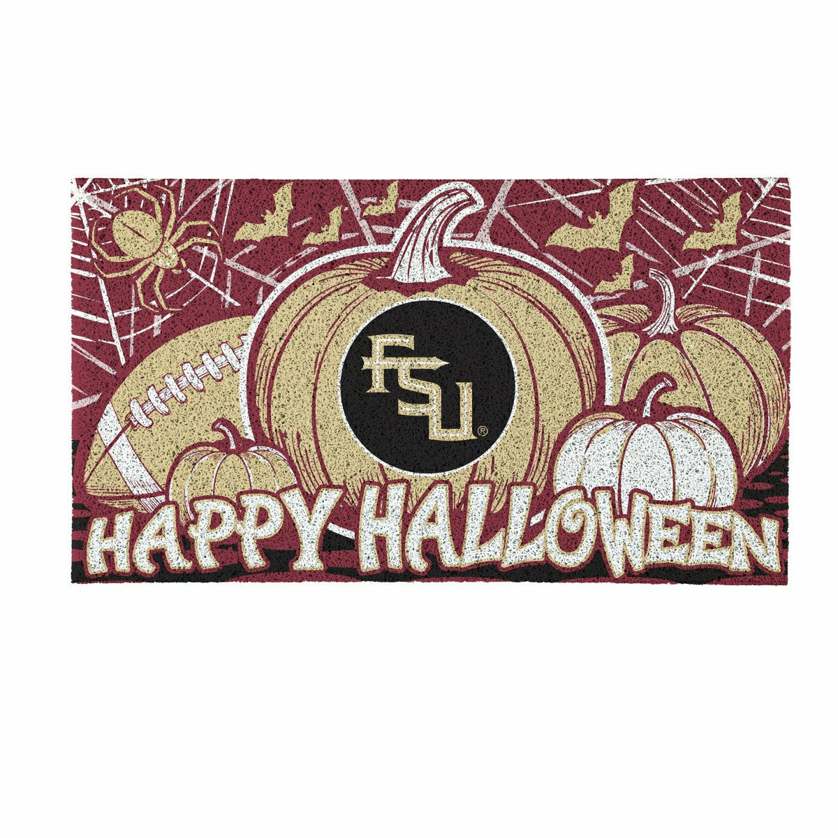 Florida State University Halloween PVC Mat, 28"x16"