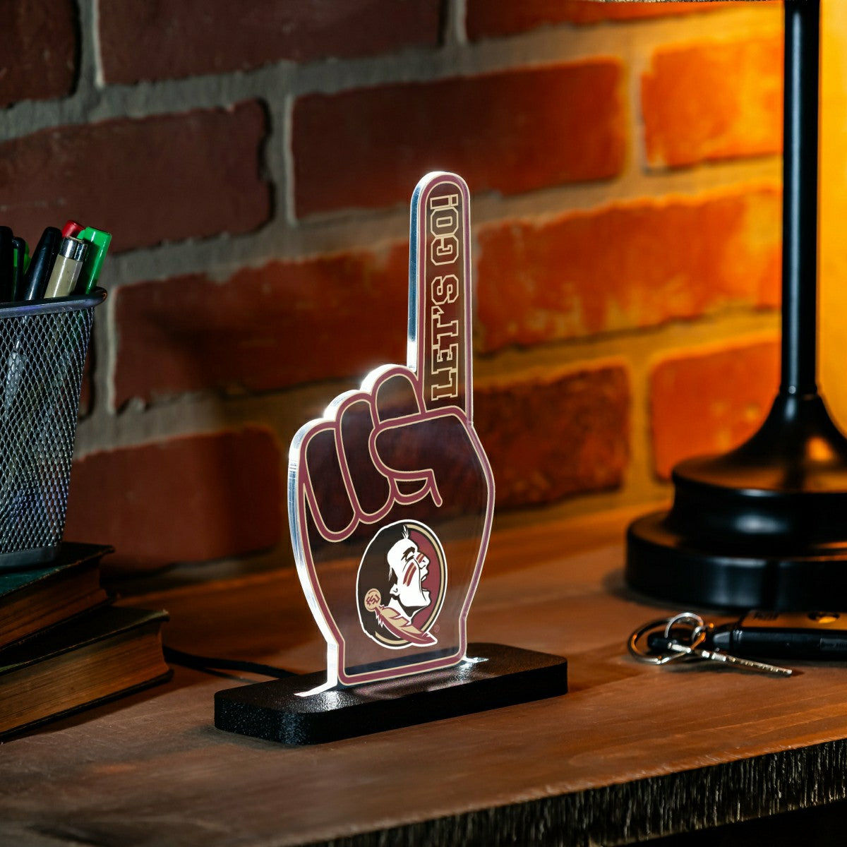 Florida State University College Foam Finger Desklite LED Decor