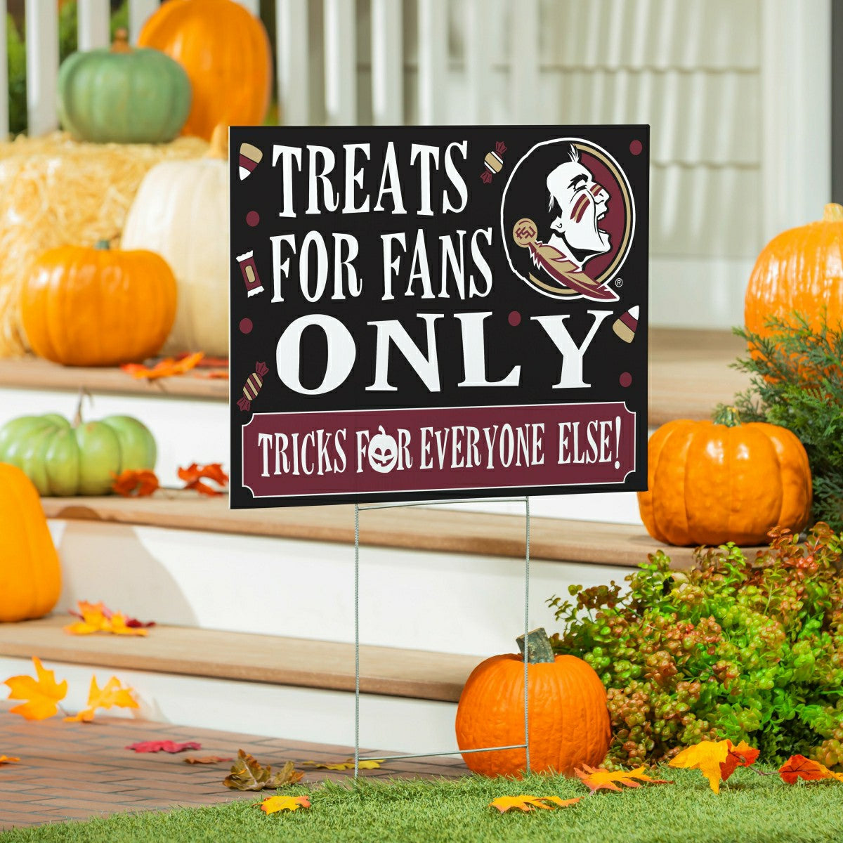 Florida State University Yard Sign, Halloween Treats for Fans