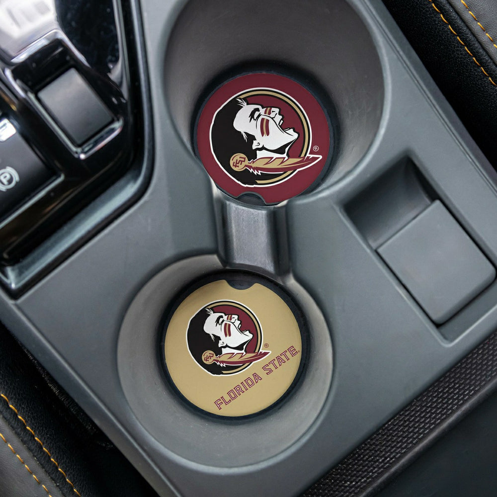 Florida State University Car Coaster Set, 2pc