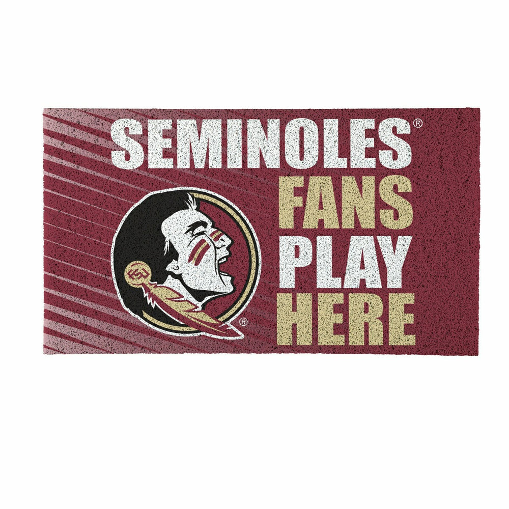 Florida State University Fan Mat, 28"x16"