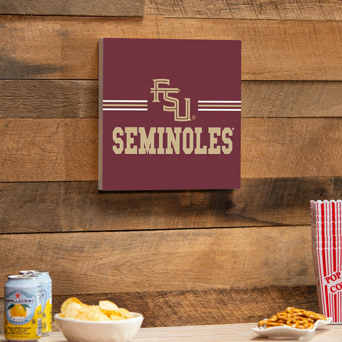 Florida State University Wood Wall Sign, 12x12