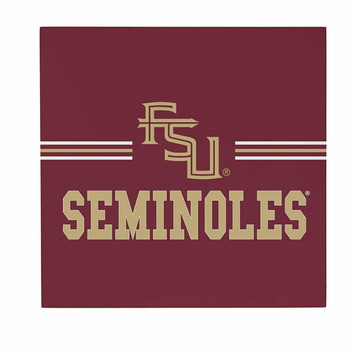 Florida State University Wood Wall Sign, 12x12