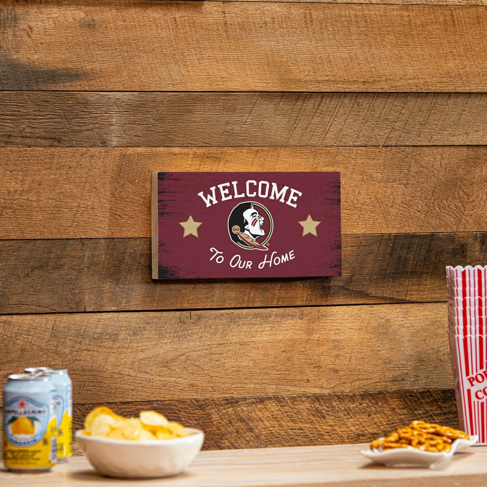 Florida State University Wood Wall Sign, 6x11