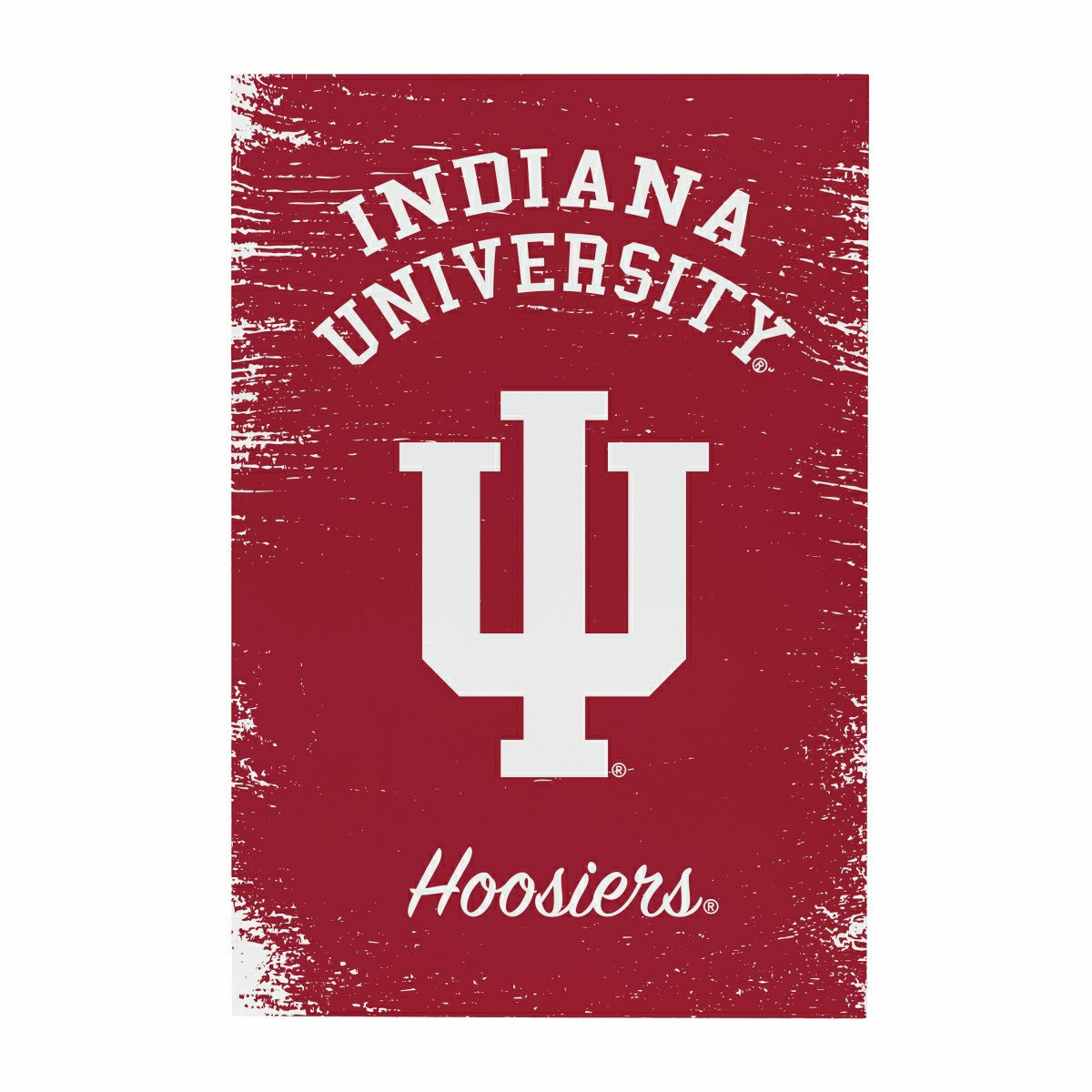 Indiana University Wood Wall Sign, 16x24
