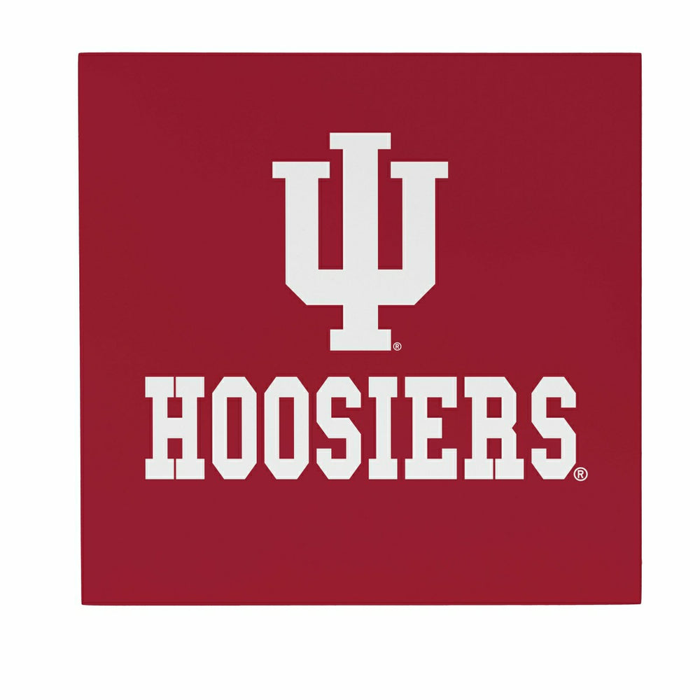 Indiana University Wood Wall Sign, 12x12