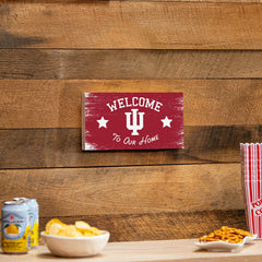 Indiana University Wood Wall Sign, 6x11
