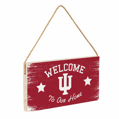 Indiana University Wood Wall Sign, 6x11