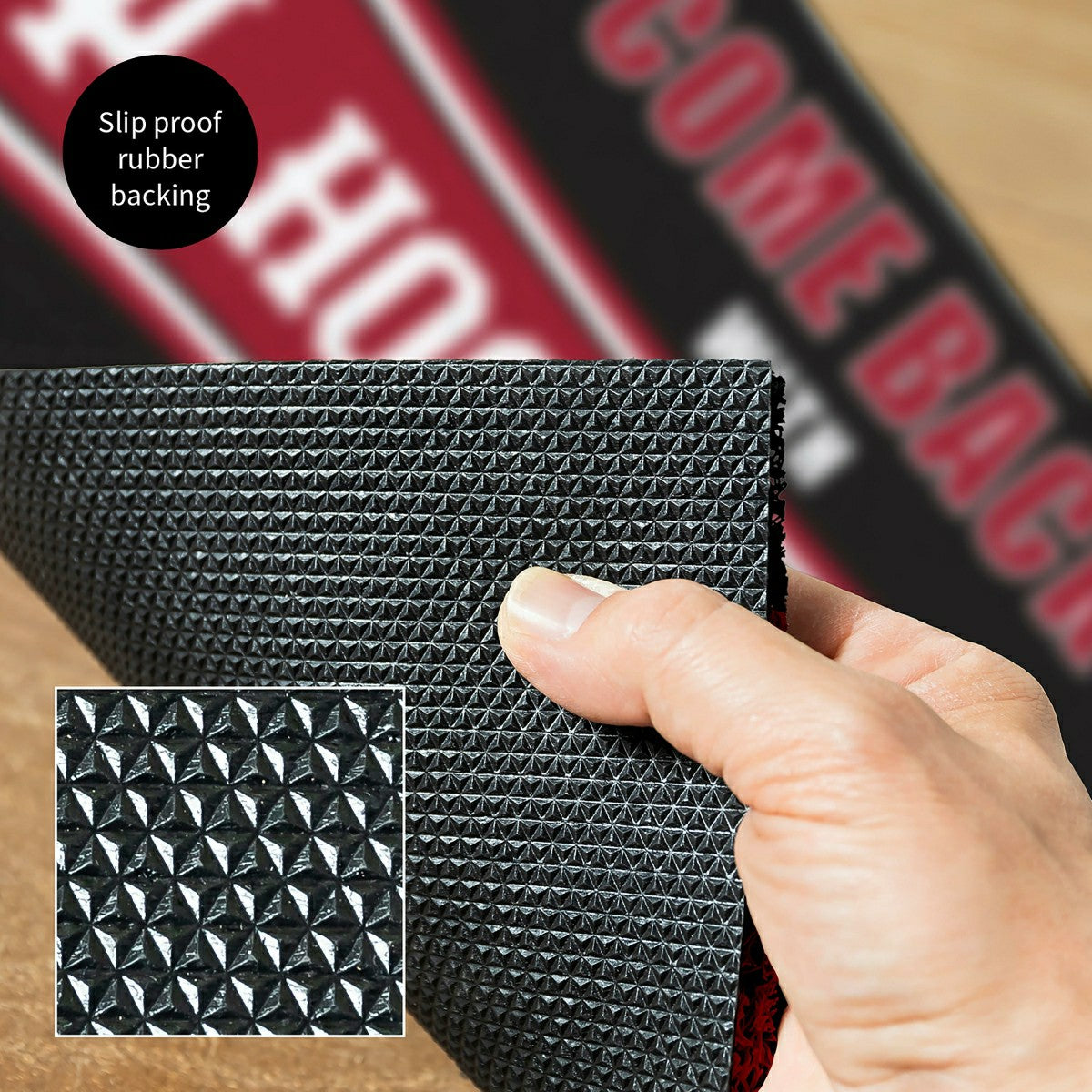 28" x 16" PVC Trapper Mat, Come Back with Tickets, Indiana University
