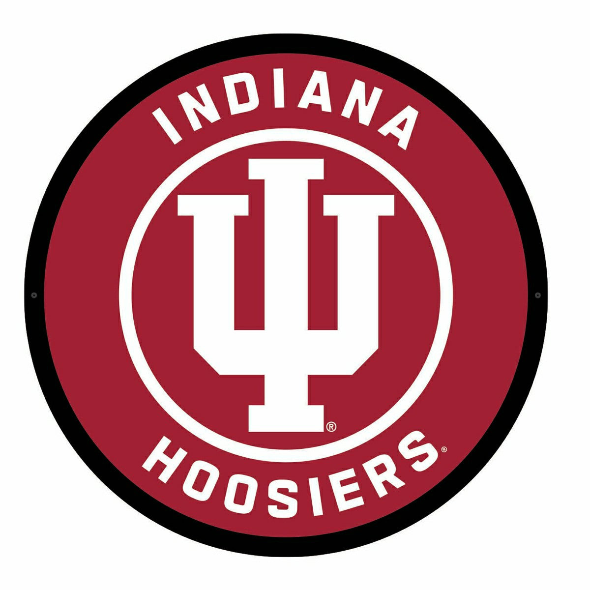 LED Wall Decor, College Football Round, Indiana University