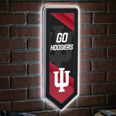 LED Wall Decor, College Football Pennant, Indiana University
