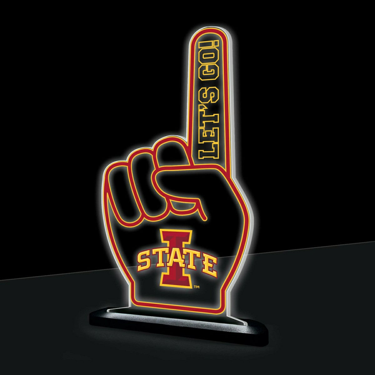Iowa State University College Foam Finger Desklite LED Decor