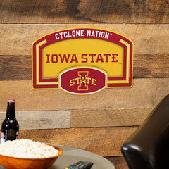 Iowa State University USA Embossed Steel Wall Sign, 11" x 17"
