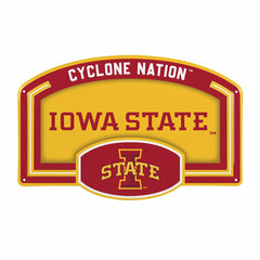 Iowa State University USA Embossed Steel Wall Sign, 11" x 17"