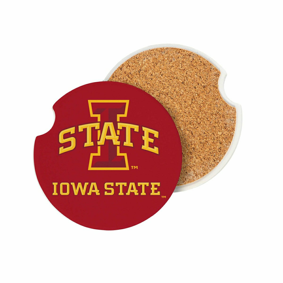 Iowa State University Car Coaster Set, 2pc