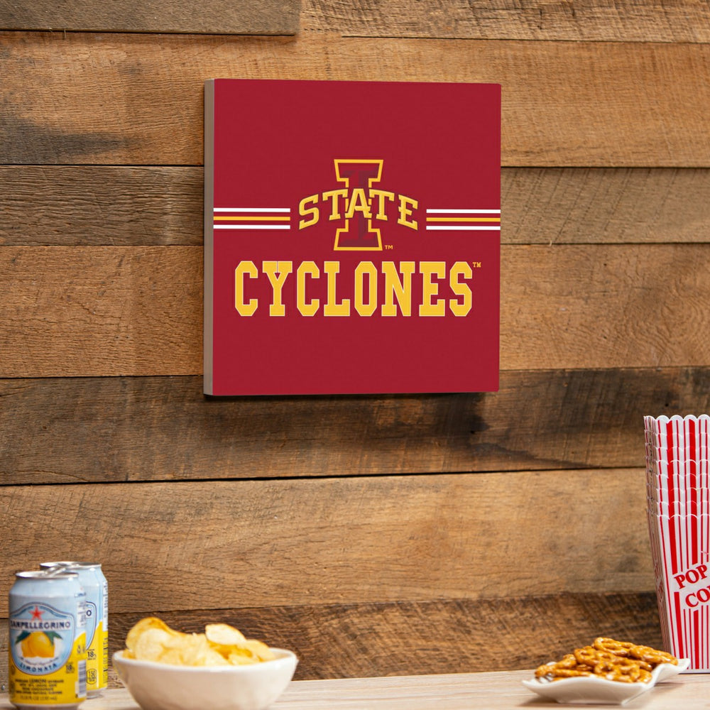 Iowa State University Wood Wall Sign, 12x12