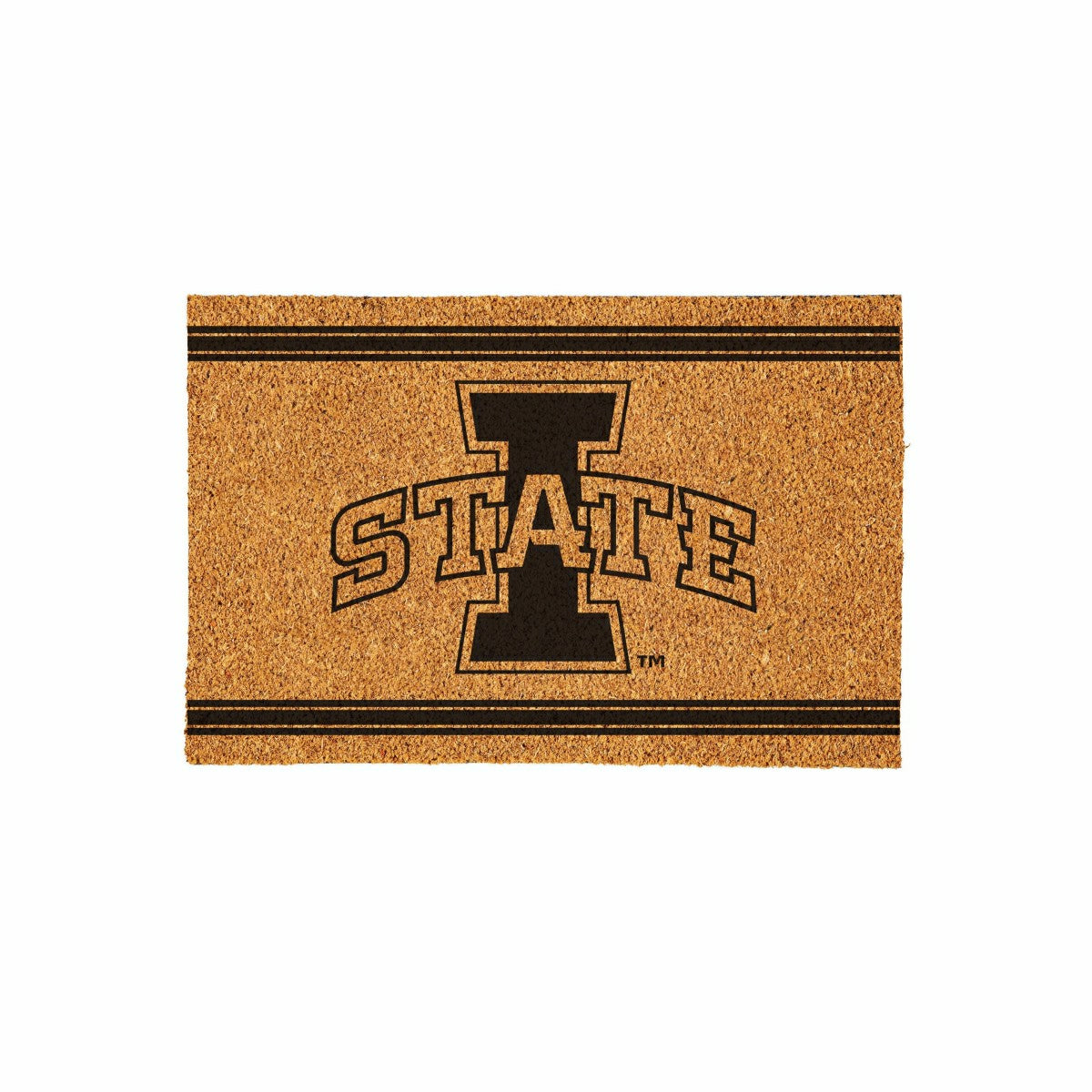 Iowa State University Large One Color Coir Mat, 36"x24"