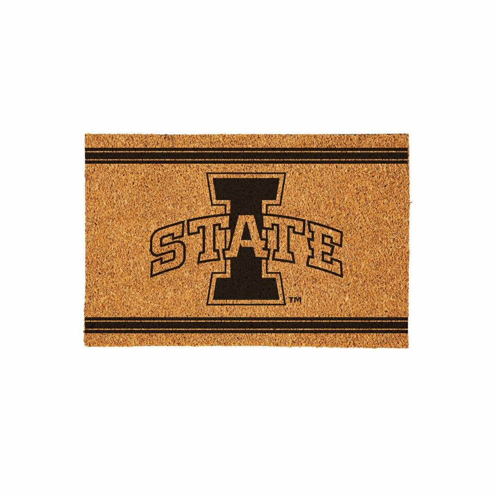 Iowa State University Large One Color Coir Mat, 36"x24"