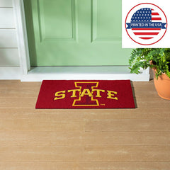 Full Color PVC Mat, 16" x 28", Iowa State University