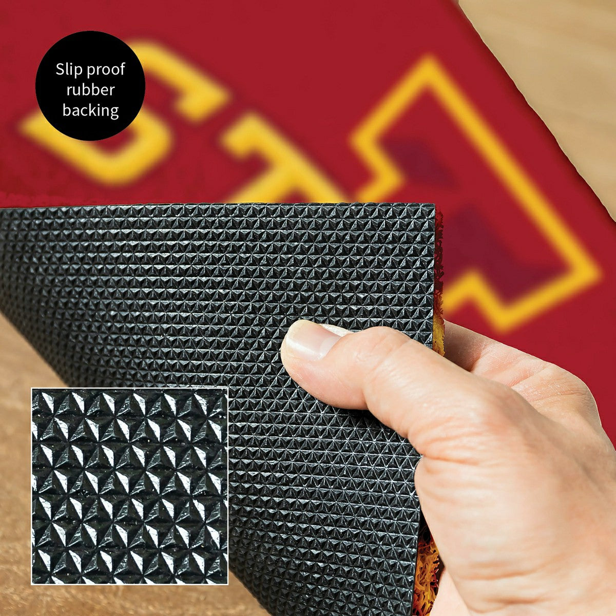 Full Color PVC Mat, 16" x 28", Iowa State University