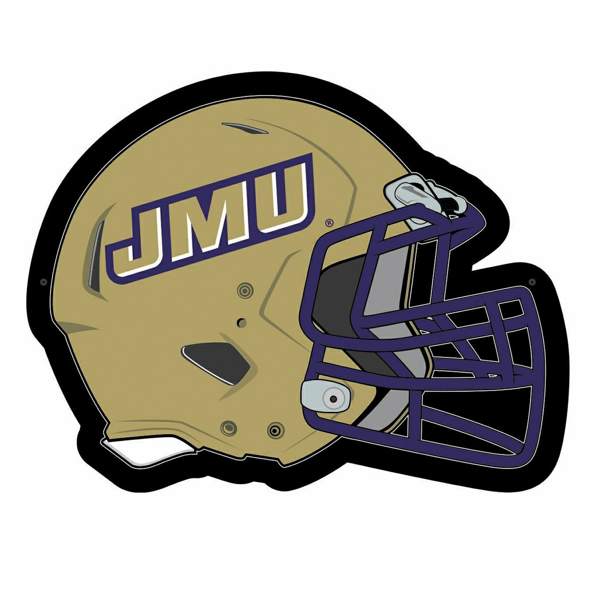 LED Wall Decor, Helmet, James Madison University