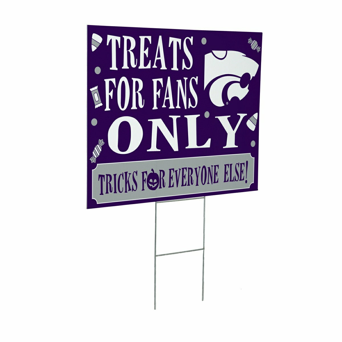 Kansas State University Yard Sign, Halloween Treats for Fans