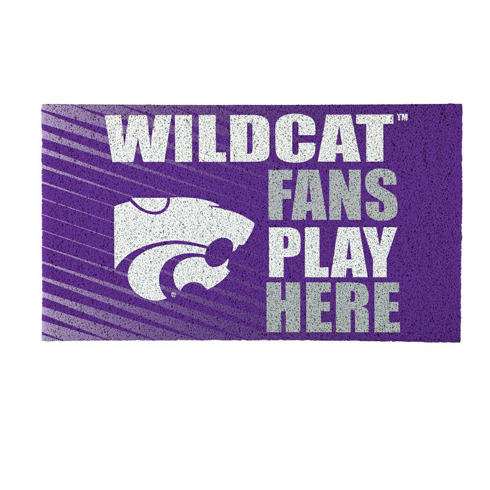 Kansas State University Fan Mat, 28"x16"