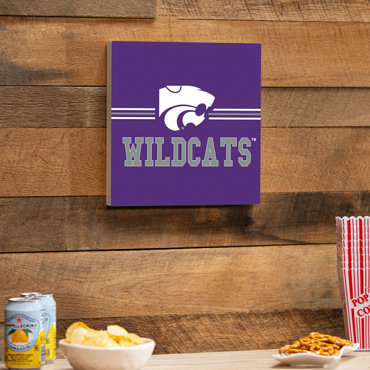 Kansas State University Wood Wall Sign, 12x12